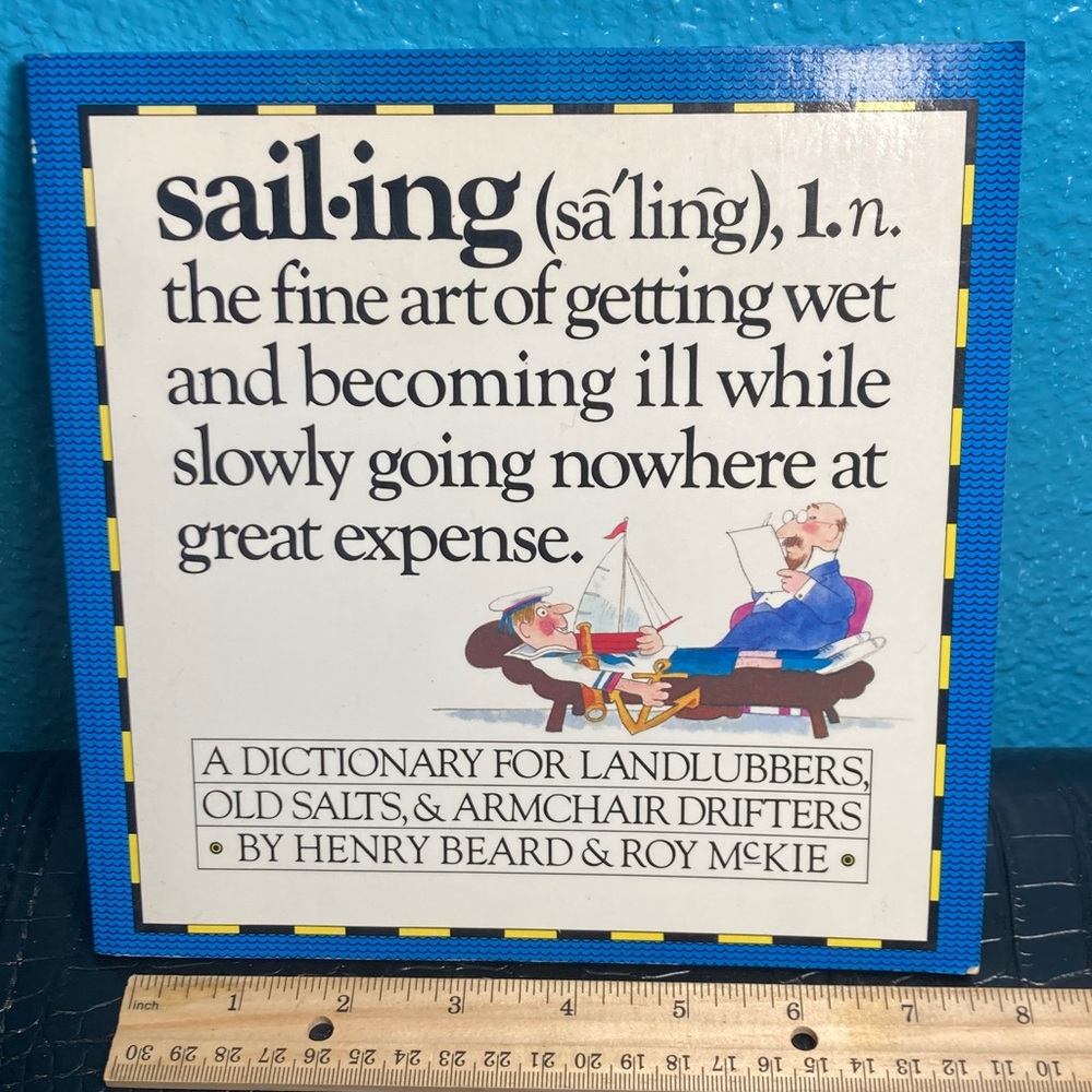 Hobby Book: A Sailor’s Dictionary by Beard and McKie (98)… Humorous Gift!